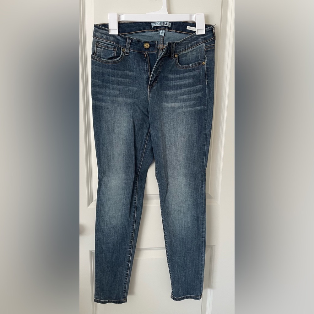 Code Bleu Soho Skinny Leg Mid Rise Jeans